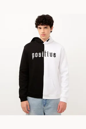 C&A Blusão de moletom juvenil positive com capuz colorido