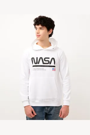 C&A Blusa de moletom juvenil nasa com capuz