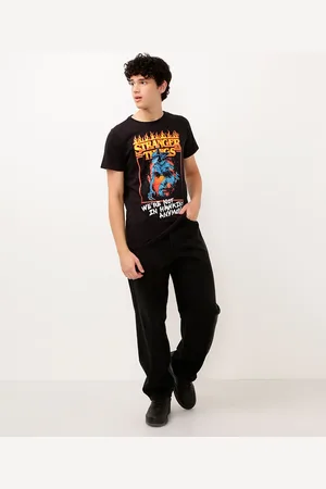C&A Camiseta juvenil manga curta stranger things