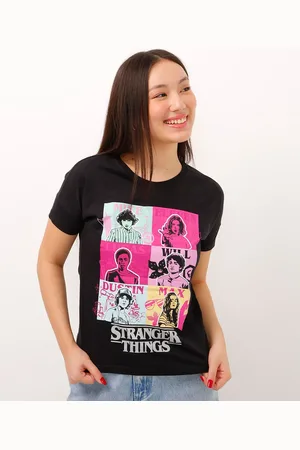 C&A Camiseta juvenil manga curta stranger things