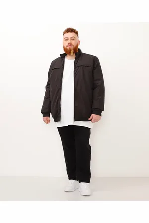 C&A Jaqueta de nylon plus size básica com zíper