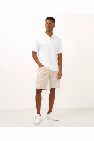 C&A Bermuda comfort de sarja com bolsos bege