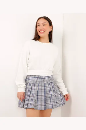C&A Cropped de moletom juvenil