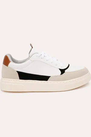 C&A Tênis casual recortes ace bege