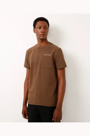 C&A Camiseta de algodão com bolso manga curta