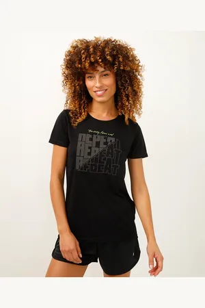 C&A Camiseta training manga curta esportiva ace preta