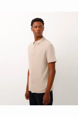 C&A Camisa comfort malha piquet bege