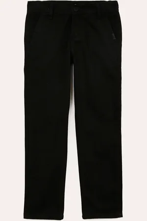 C&A Calça slim de sarja infantil com bolsos chino