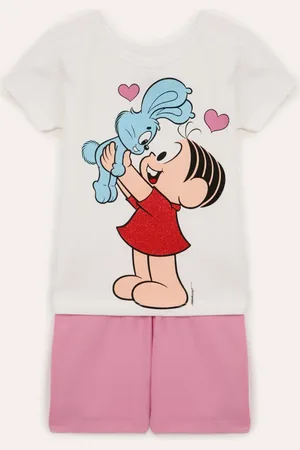 C&A Conjunto de algodão infantil turma da mônica