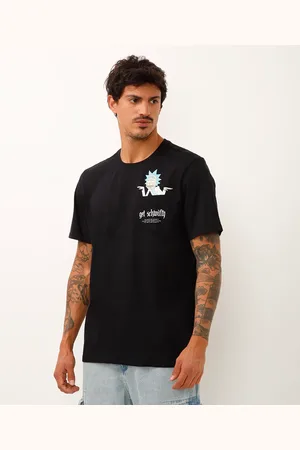 C&A Camiseta de algodão rick and morty com bolso