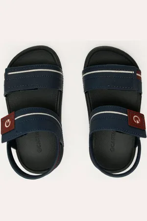 C&A Sandália infantil com velcro cartago azul