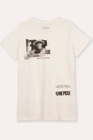 C&A Camiseta de algodão infantil manga curta one piece