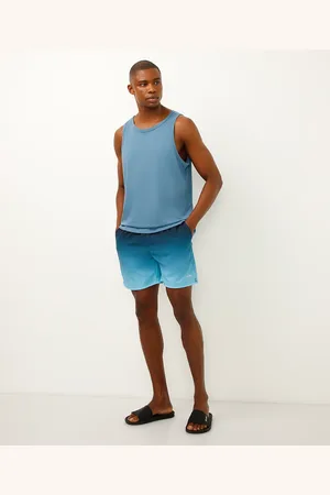 C&A Short cós com elástico e cordão degradê