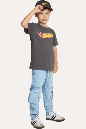 C&A Camiseta de algodão infantil hot wheels