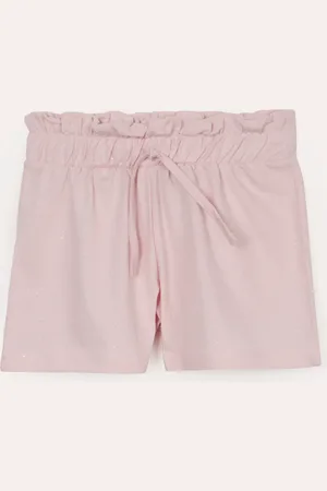 C&A Short infantil clochard glitter rosa