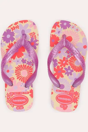 C&A Chinelo havaianas infantil flores