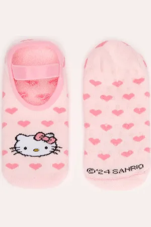 C&A Meia sapatilha infantil hello kitty
