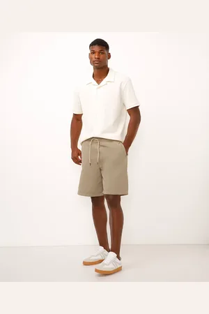 C&A Bermuda baggy de sarja cós com elástico