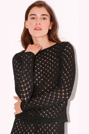 C&A Blusa de tricot manga longa mindset preta