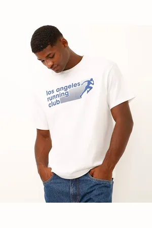 C&A Camiseta relaxed de algodão los angeles running club