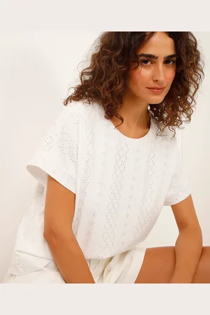 C&A Blusa de laise manga curta