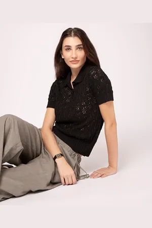 C&A Polo de tricot mindset preta