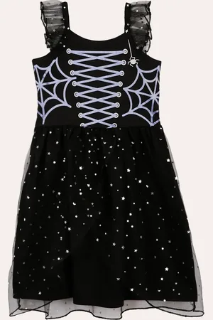 C&A Camisola fantasia infantil bruxinha preta