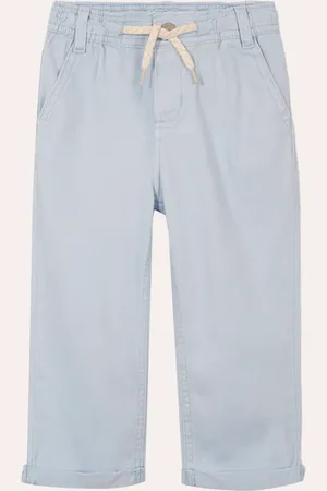 C&A Calça de sarja infantil com cós elástico