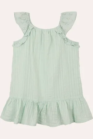 C&A Vestido infantil de algodão texturizado