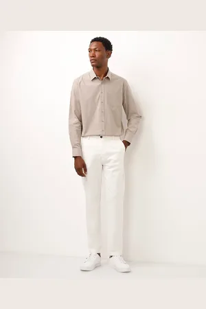 C&A Calça social slim de sarja bolso chino