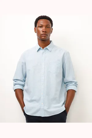 C&A Camisa comfort com linho manga longa