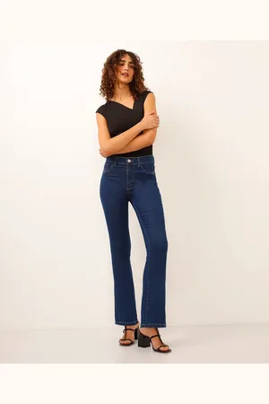C&A Calça flare jeans sawary azul