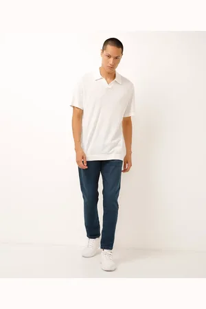 C&A Calça slim jeans com bolsos azul