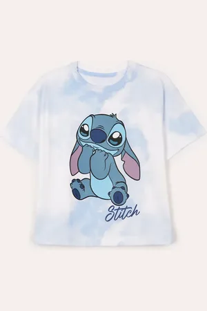C&A Camiseta de algodão infantil stitch tie dye