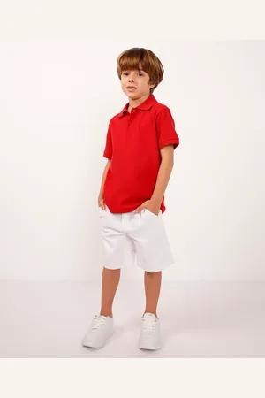 C&A Bermuda de sarja infantil bolsos chino