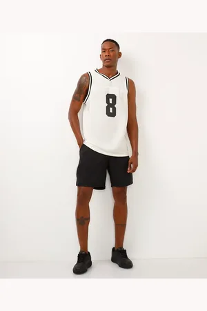C&A Bermuda esportiva ace cós com cordão preta