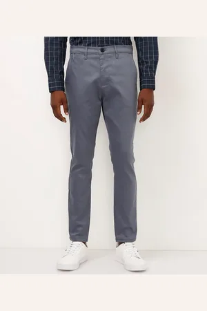 C&A Calça chino carrot de alfaiataria masculina