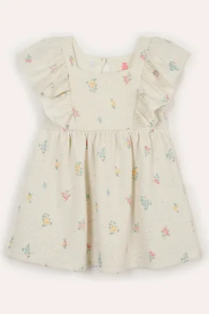 C&A Vestido infantil com linho floral