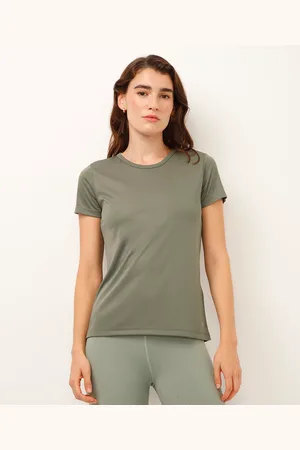 C&A Blusa básica manga curta esportiva ace preta