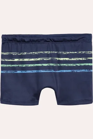 C&A Sunga infantil boxer listrada azul