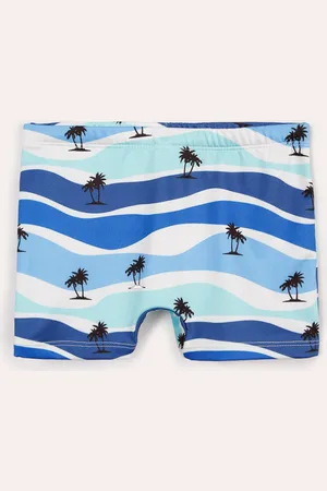 C&A Sunga infantil boxer coqueiro colorida