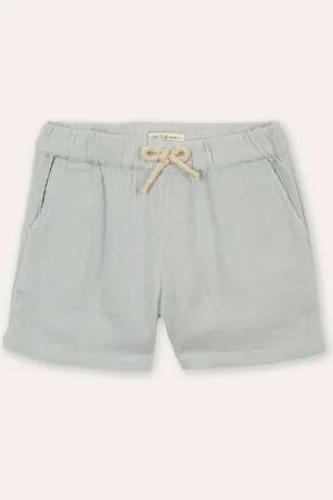 C&A Bermuda reta de algodão infantil azul