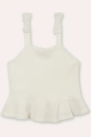 C&A Regata peplum infantil com lacinho