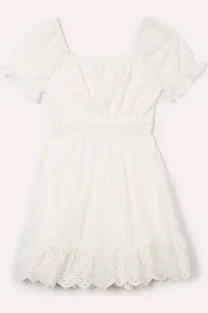 C&A Vestido curto de laise juvenil com recorte