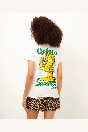 C&A Camiseta de algodão garfield