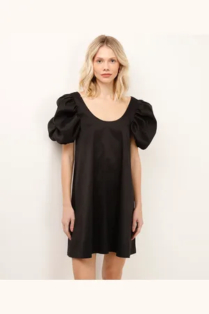 C&A Vestido curto manga bufante