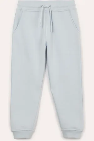 C&A Calça jogger de moletom infantil com bolsos azul