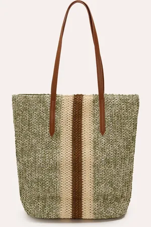 C&A Bolsa palha grande verde