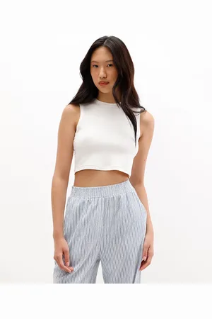 C&A Cropped básico feminino de algodão peruano
