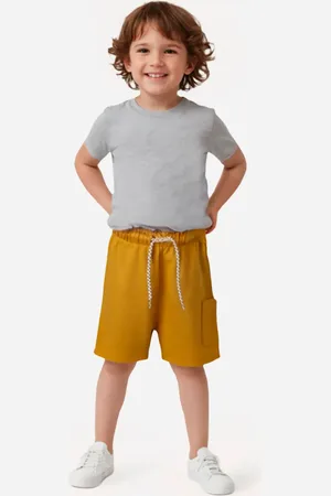 C&A Bermuda infantil de algodão com bolso